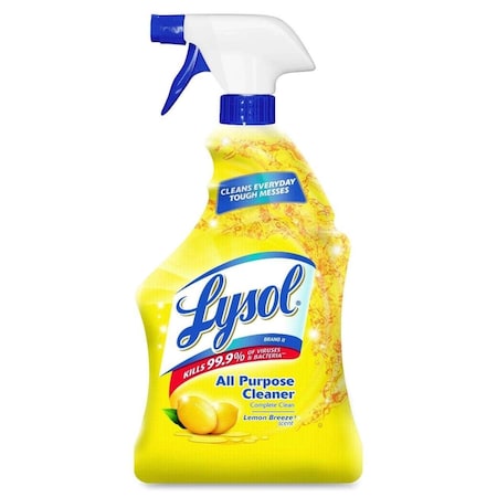 Reckitt Benckiser Reckitt Benckiser 19200-75352 32 oz Lemon Lysol RTU All Purpose Cleaner - Case of 12 19200-75352